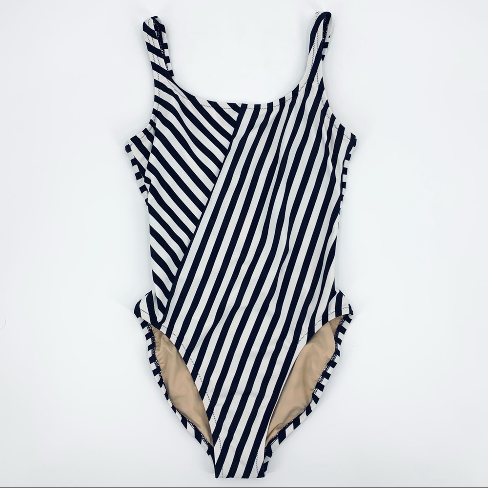 NWT J. Crew Striped One Piece Swimsuit #E8409